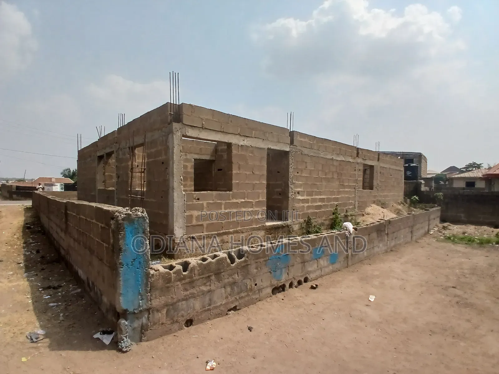 Uncompleted Commercial Structure Along Ogungbade Road in Ibadan