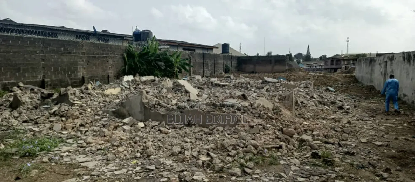 Full Fence,Gate 1 Half Plot for Sale at New Oko Oba,Abule Egba in Agege
