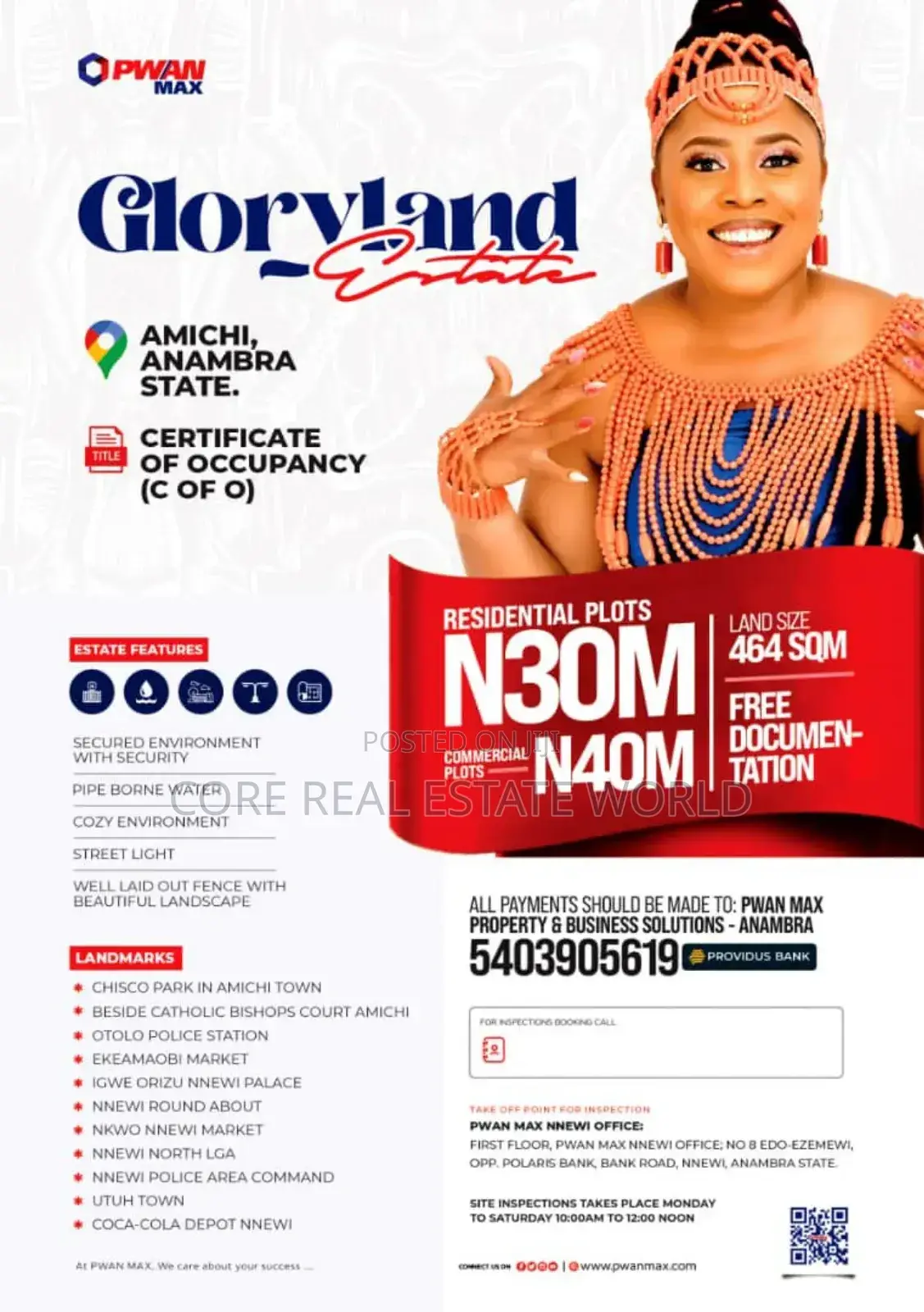 Gloryland Estate, Nnewi Anambra in Nnewi