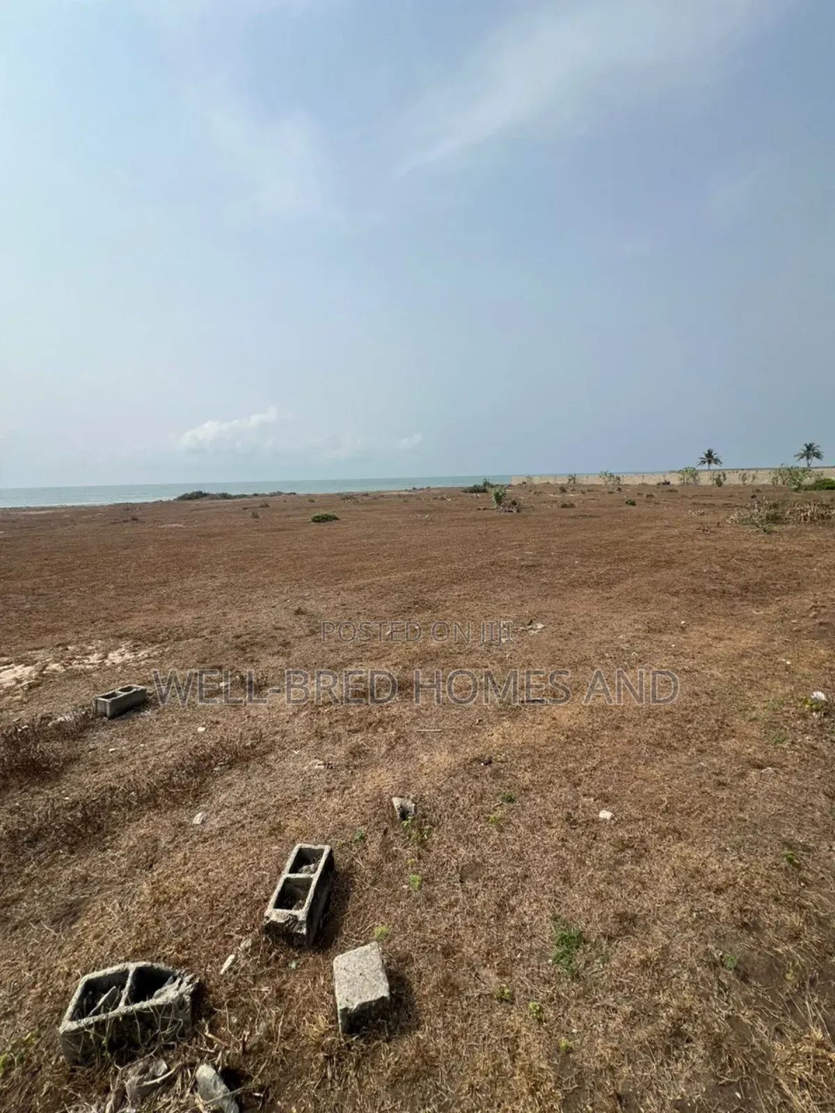 Beachfront Land Directly Facing the Ocean in Sangotedo