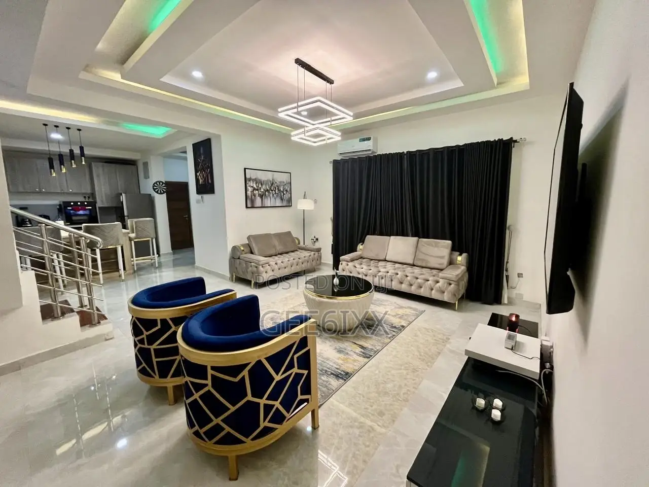 3 Bedroom Duplex With 2 Living Rooms, Rooms Are Spacieuse in Lekki Phase 1