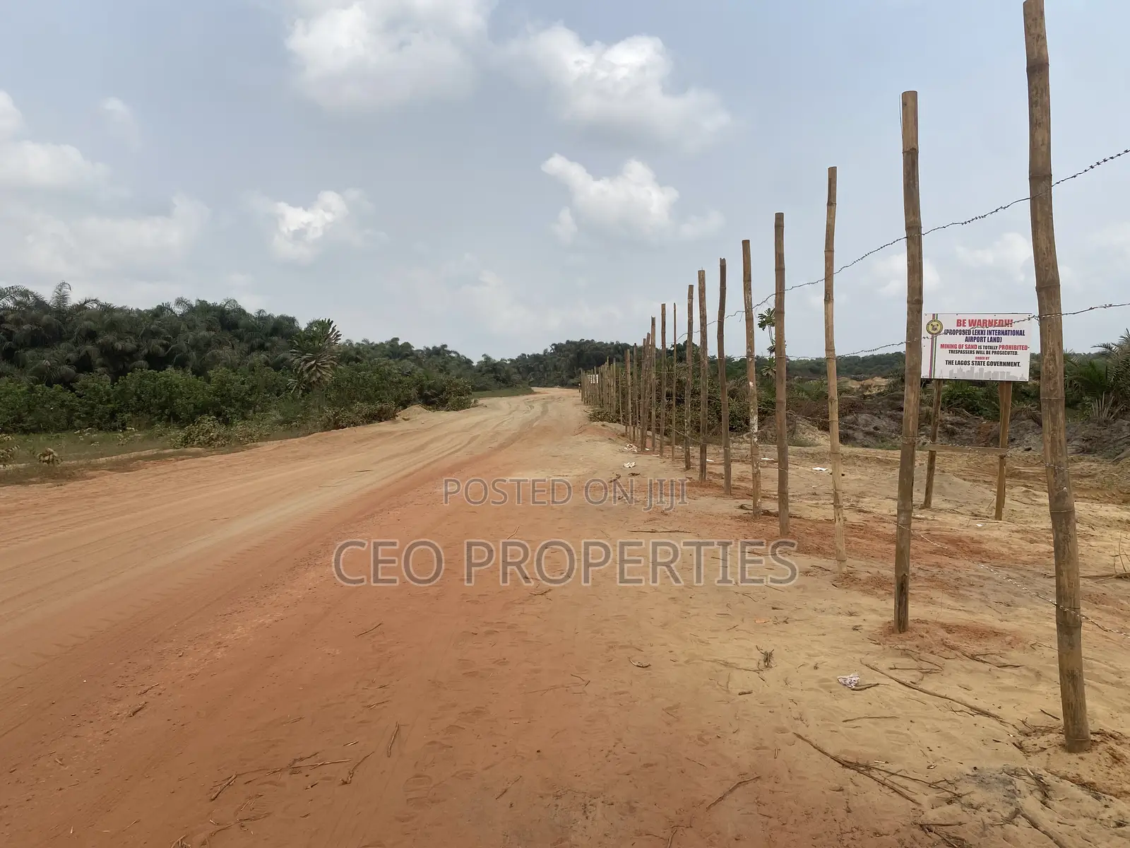 54,750sqm Facing Int.Airport,Ibeju(Proposed) at Airport Rd in Ibeju