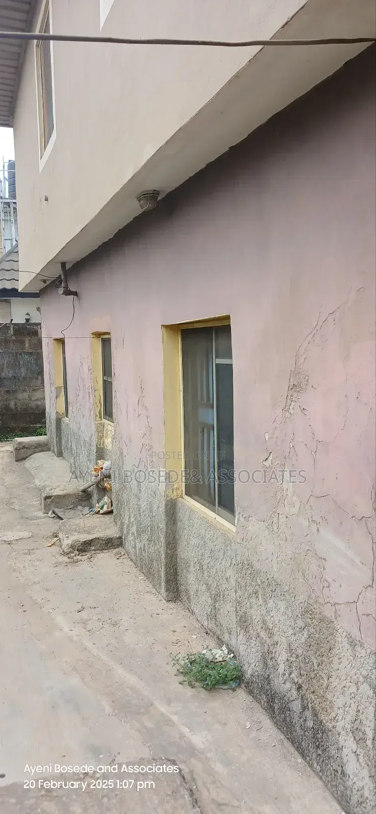 Two Buildings One Completed And The Other At Lintel Level in Obafemi-Owode