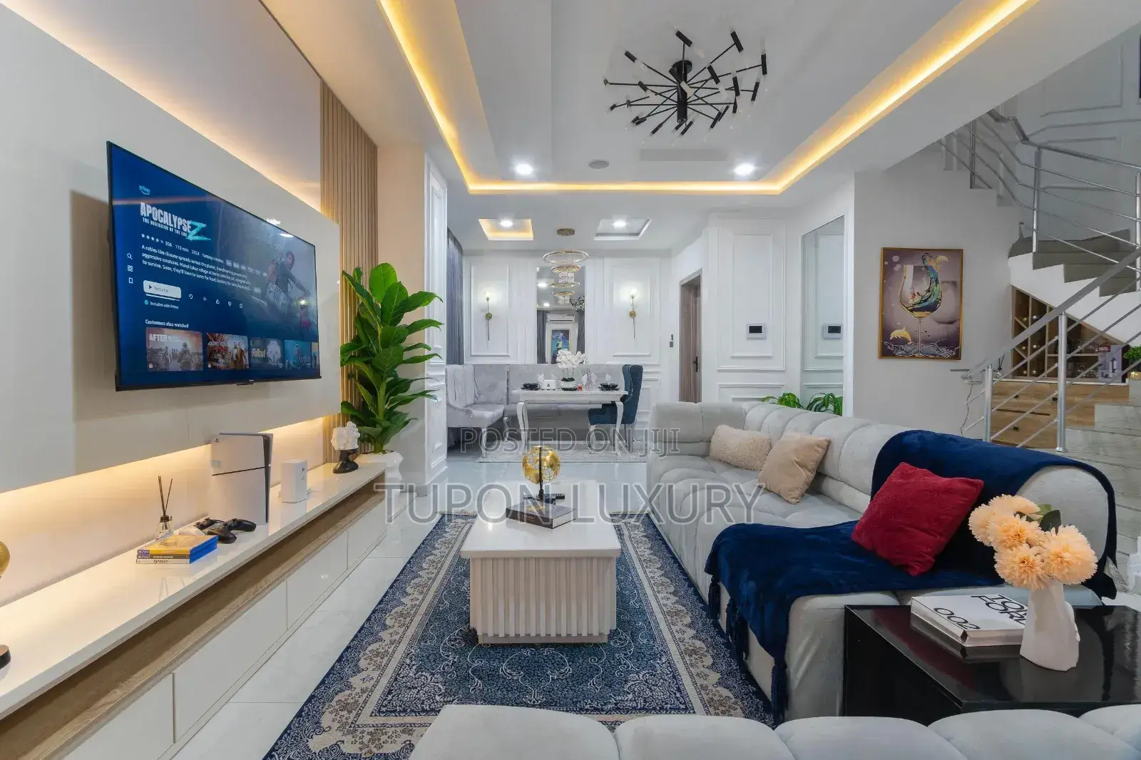 Luxury 3bedroom Duplex With Snooker, Ps5, Pool Gym in Lekki