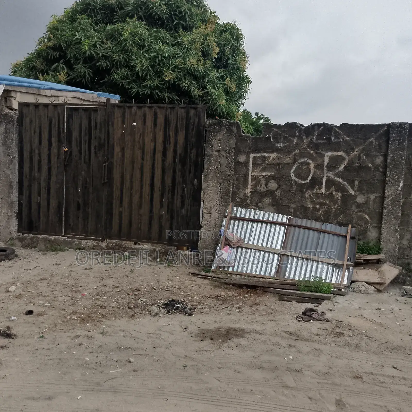 Fenced Gated Full Plot on a Gated Close Off Iranla Rd.Ajah. in Ajah