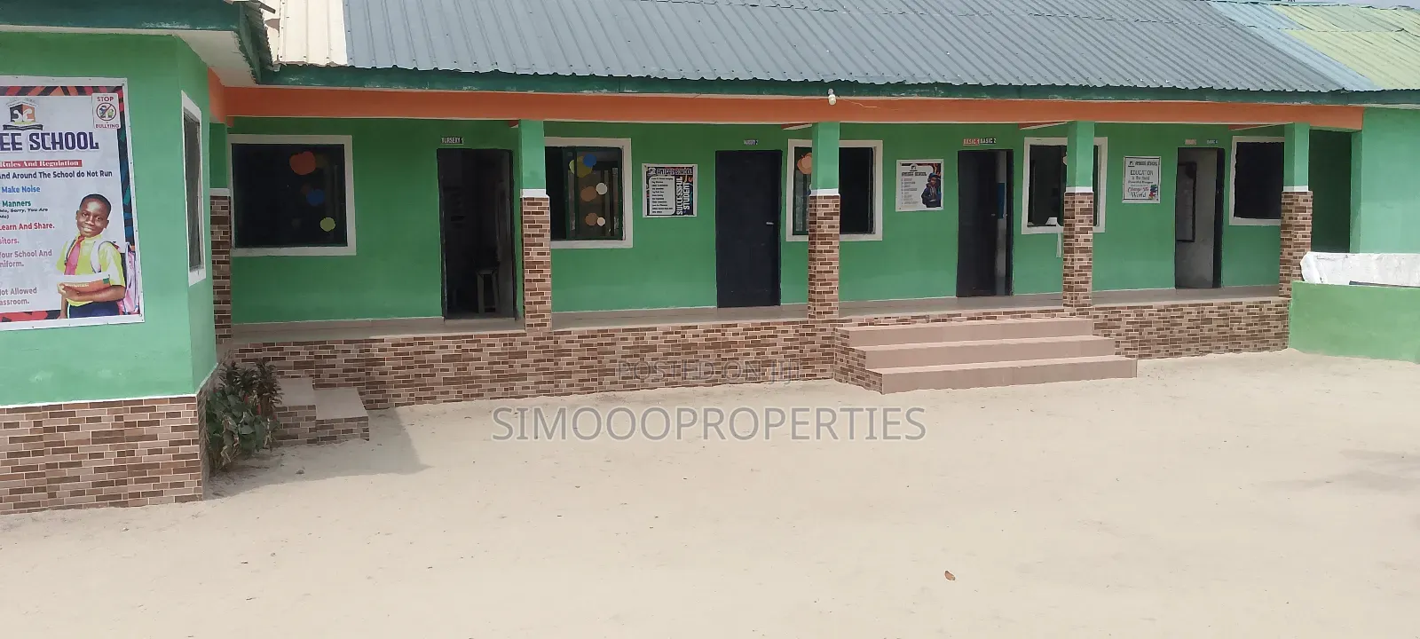 A Functioning School on Full Plot of Land for Sale in Bogije