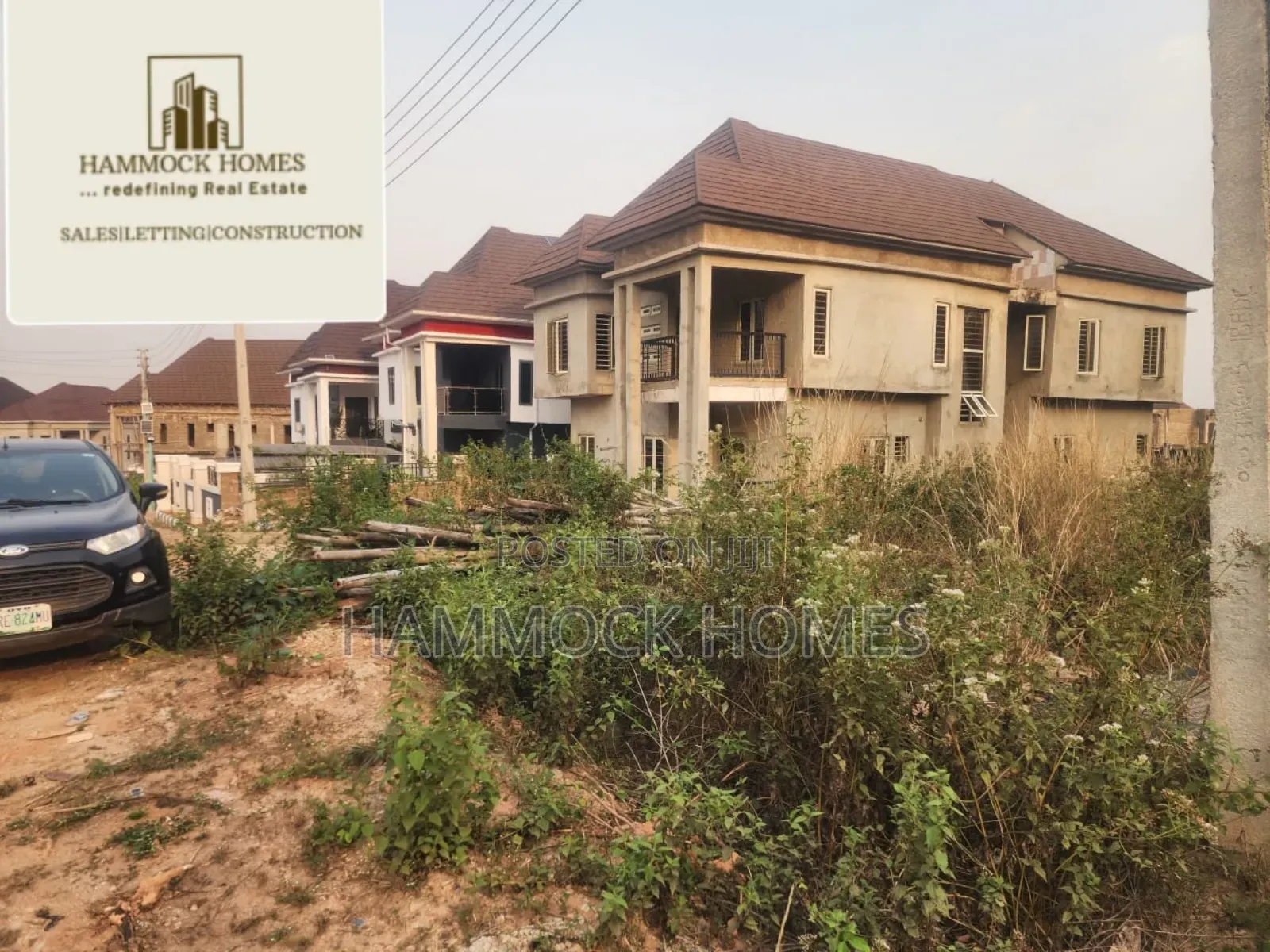 A Plot of Land Measuring 460sqm in a Secured Estate in Ojoo