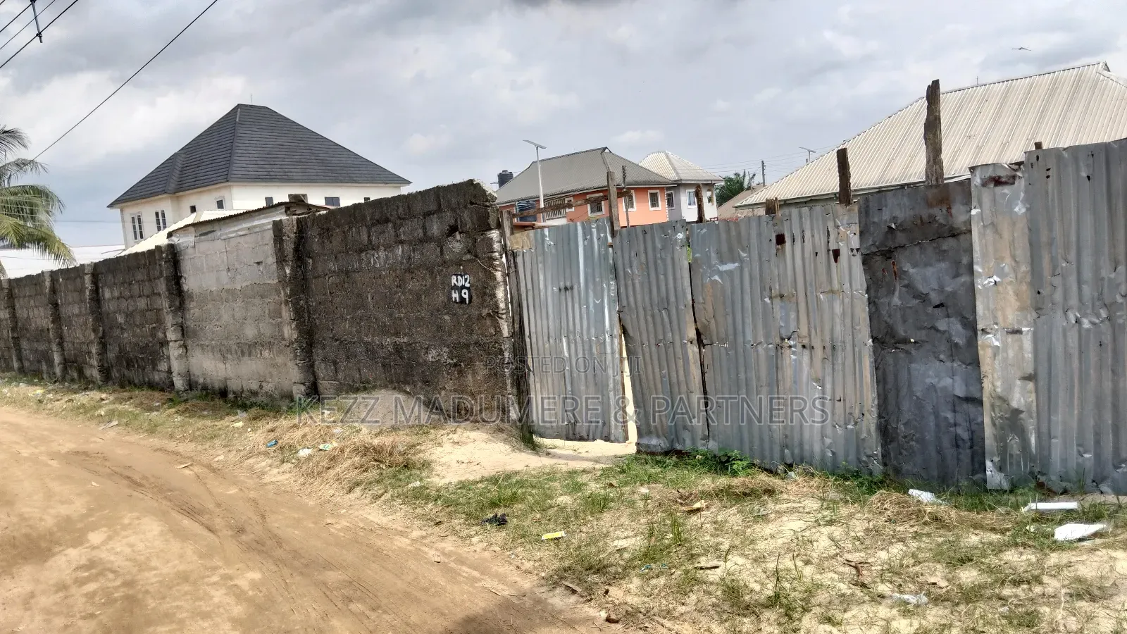 For Sale: 2 Fenced Plots at Mandela Estate ,Sars Rd ,Ph in Port-Harcourt