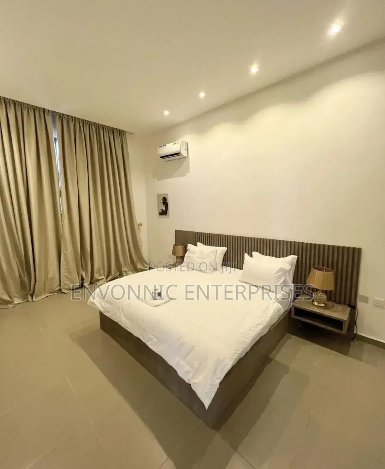 Cozy 3 Bed Apartment for Short Let in Akin Olugbade