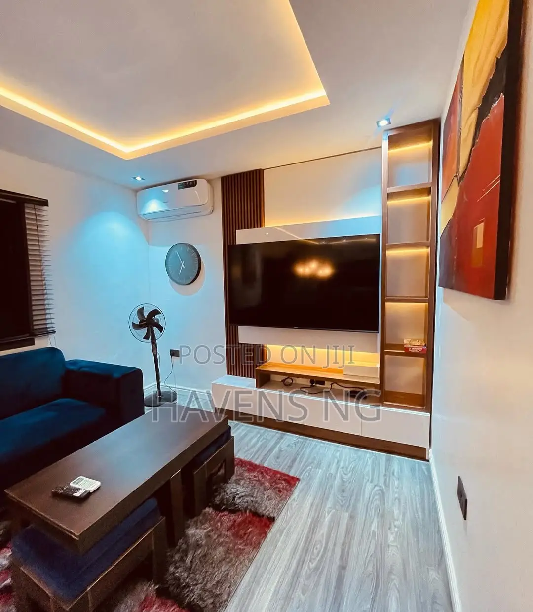 Serviced 1-Bedroom/Parlour Apartment in Wuse 2 in Wuse 2