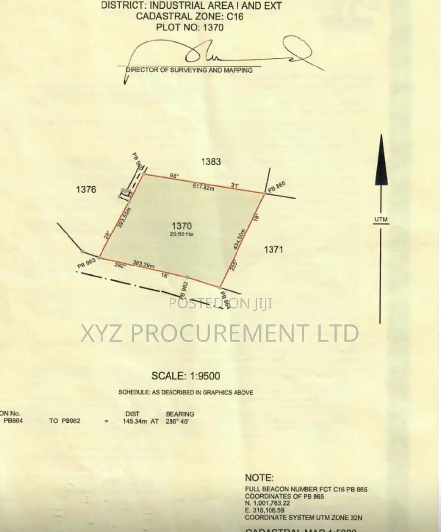 20 Hectares Mixed Use(Comprehensive Development) Land At Idu in Idu Industrial