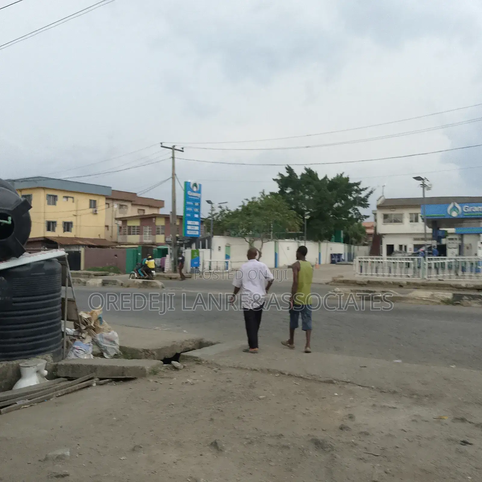 22plots of Land Right in Town Facing a Major Tarred Rd at Agege in Iju