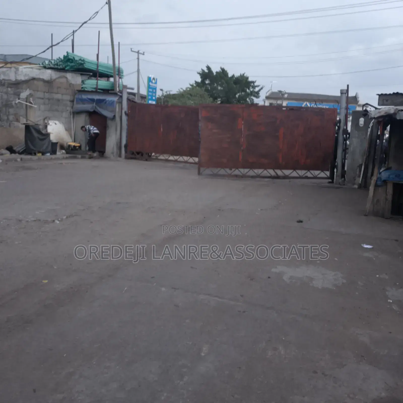 22plots of Land Right in Town Facing a Major Tarred Rd at Agege in Iju