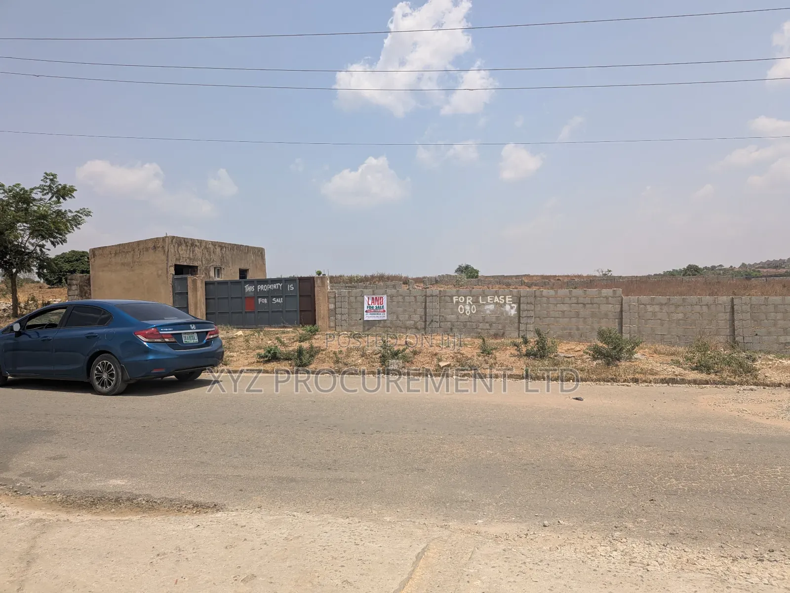 1.2 Hectare Land on a Tarred Road, Idu Phase 1 in Idu Industrial