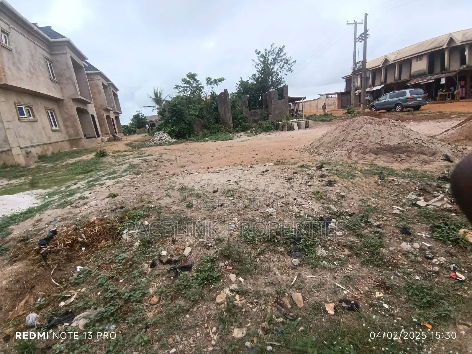 Half Plot of Land Dry Land Close to the Main Road at Itele in Ayobo