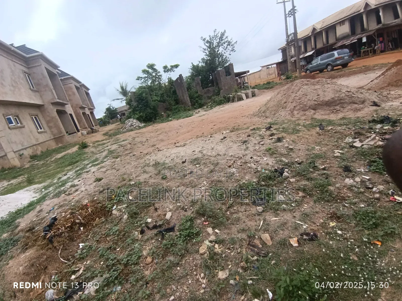 Half Plot of Land Dry Land Close to the Main Road at Itele in Ayobo