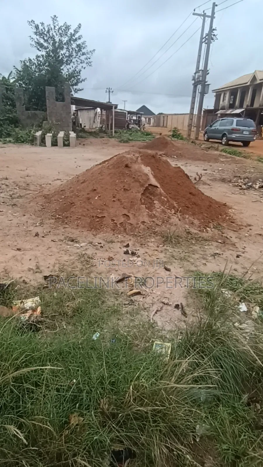 Half Plot of Land Dry Land Close to the Main Road at Itele in Ayobo