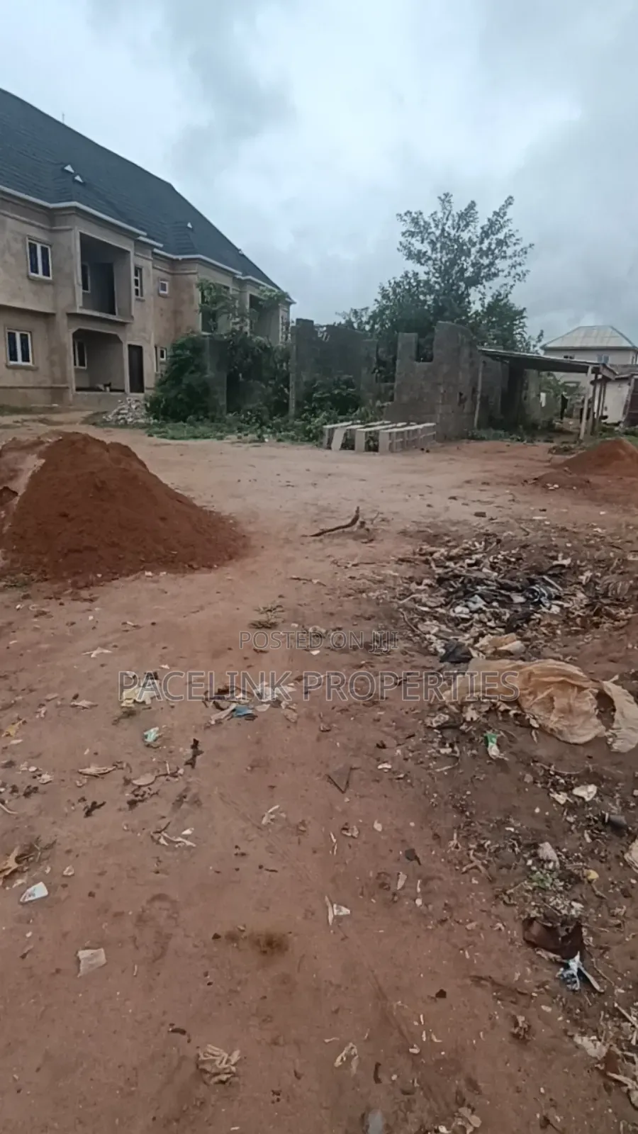 Half Plot of Land Dry Land Close to the Main Road at Itele in Ayobo