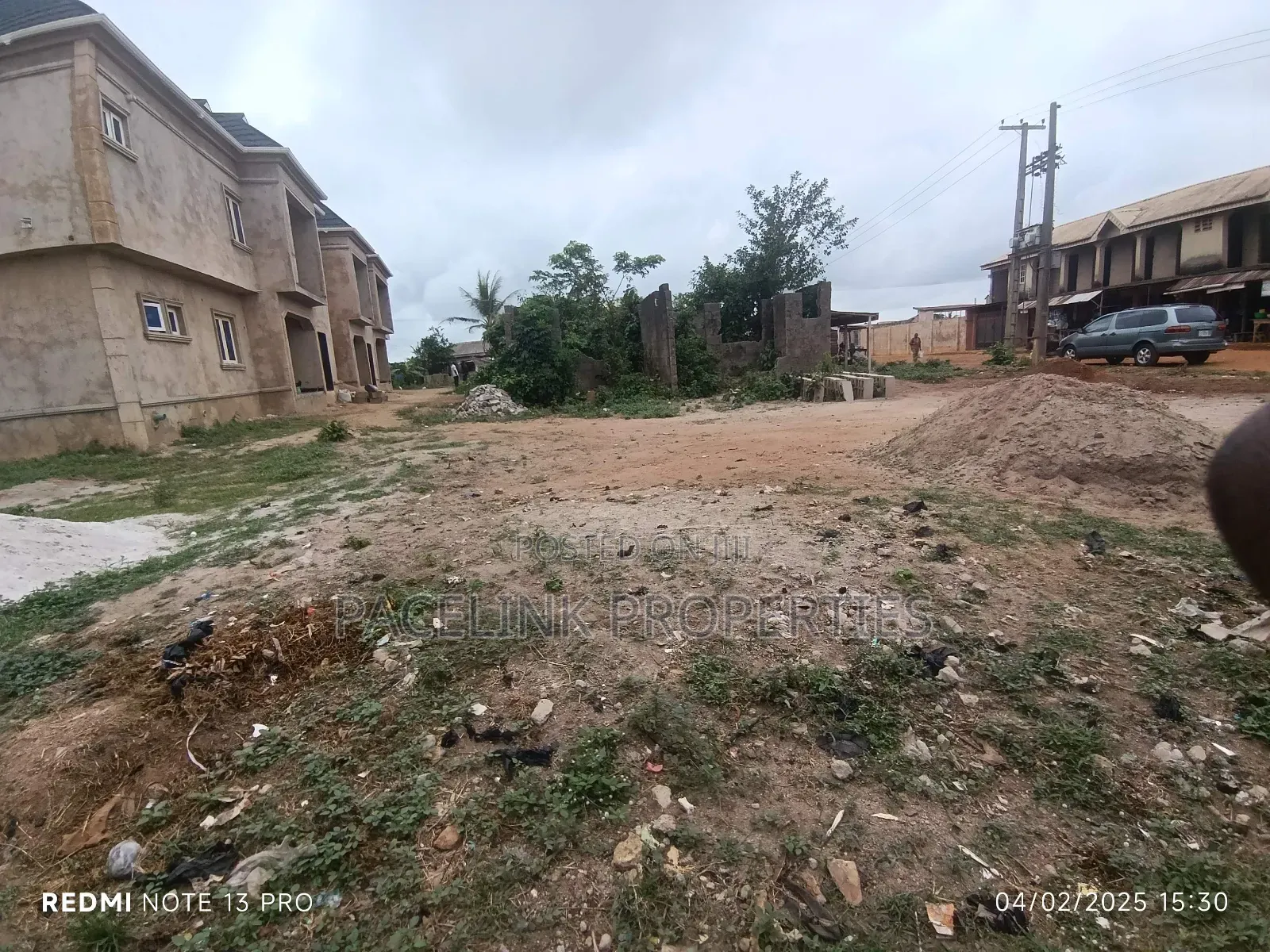Half Plot of Land Dry Land Close to the Main Road at Itele in Ayobo