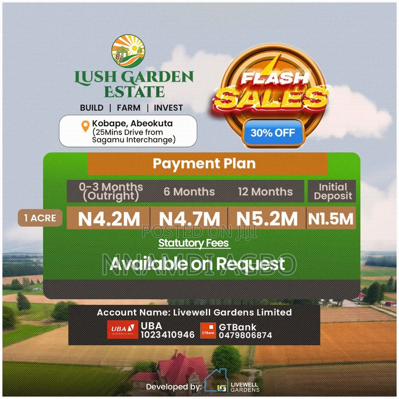 Lush Garden Estate, Abeokuta in Abeokuta South