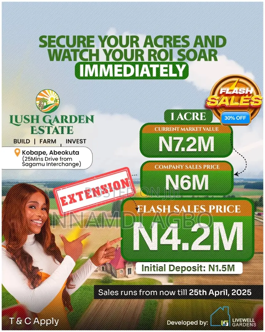 Lush Garden Estate, Abeokuta in Abeokuta South