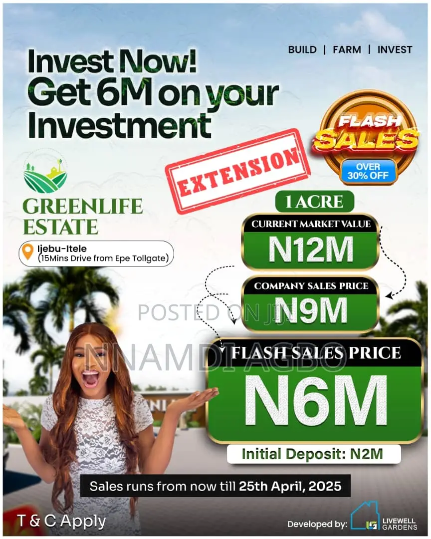 Greenlife Estate, Ijebu Itele, Ogun in Ijebu