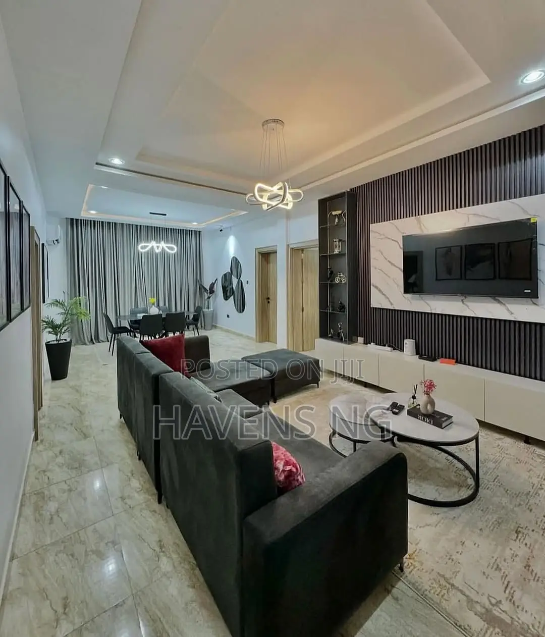 Spacious 3-Bedroom Apartment for Shortlet in Jahi