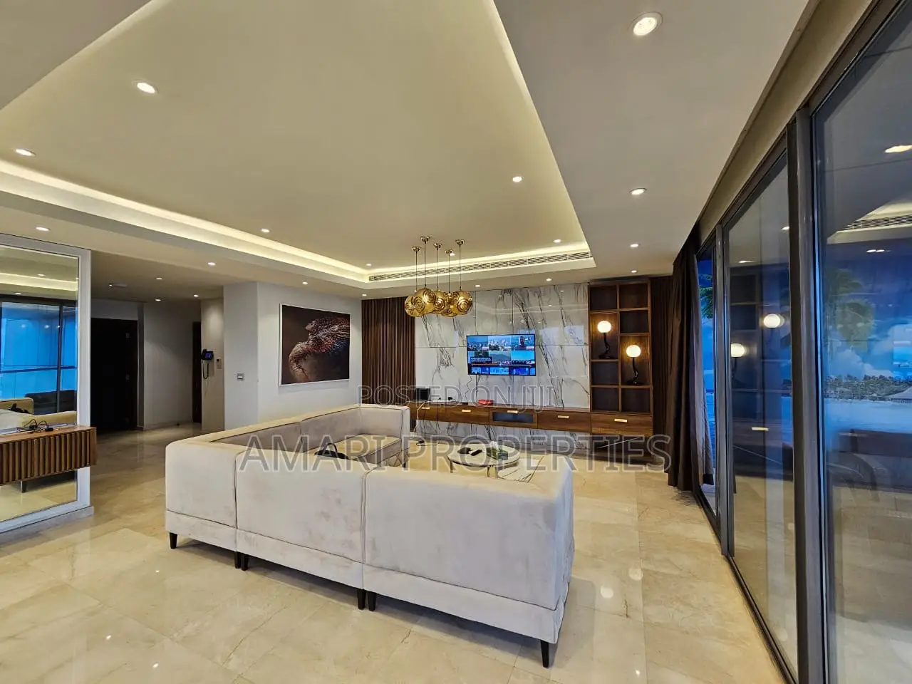 Furnished 3bdrm Block of Flats in Eko Atlantic for rent in Eko Atlantic
