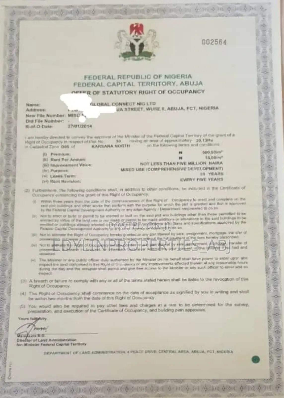 Karsana North Plot for Sale FCT Abuja in Karsana