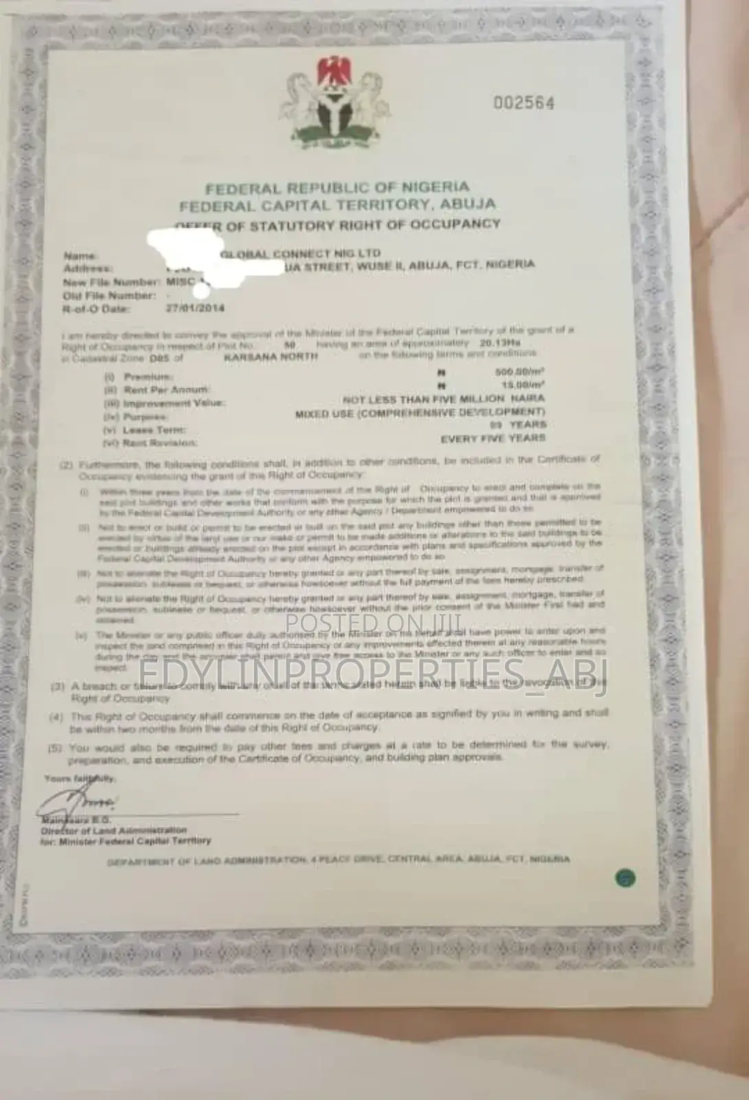 Karsana North Plot for Sale FCT Abuja in Karsana