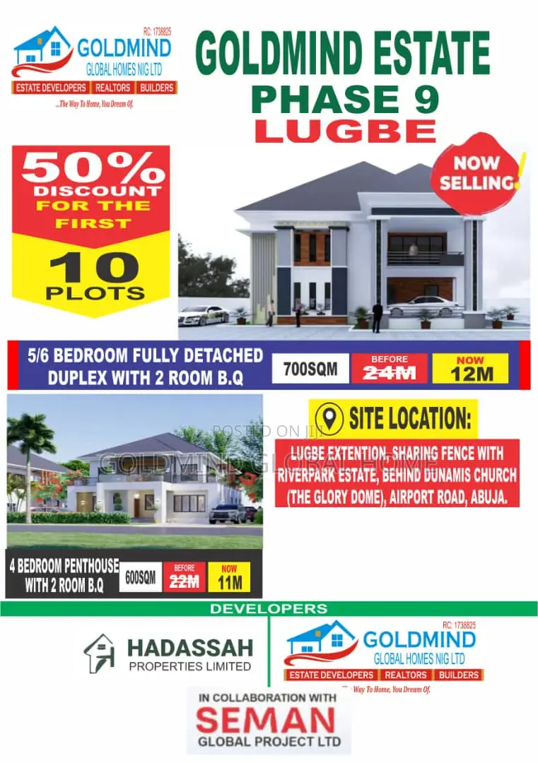 Genuine Estate Land in Lugbe for Sale Back of Dunamis Church in Sabon Lugbe