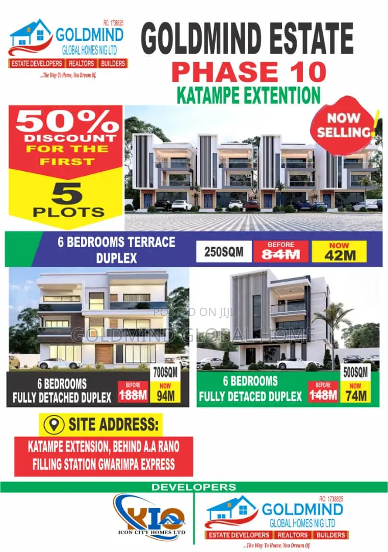 50% Mega Promo on All Estate Lands in Kuje