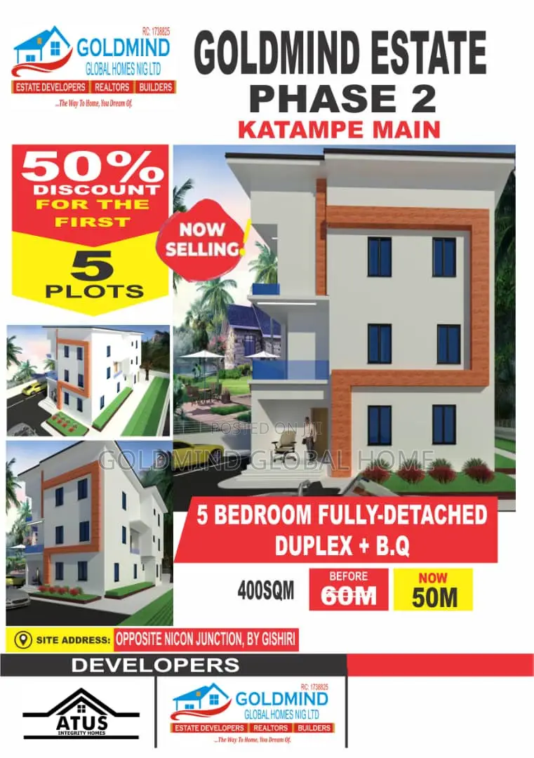 50% Mega Promo on All Estate Lands in Kuje