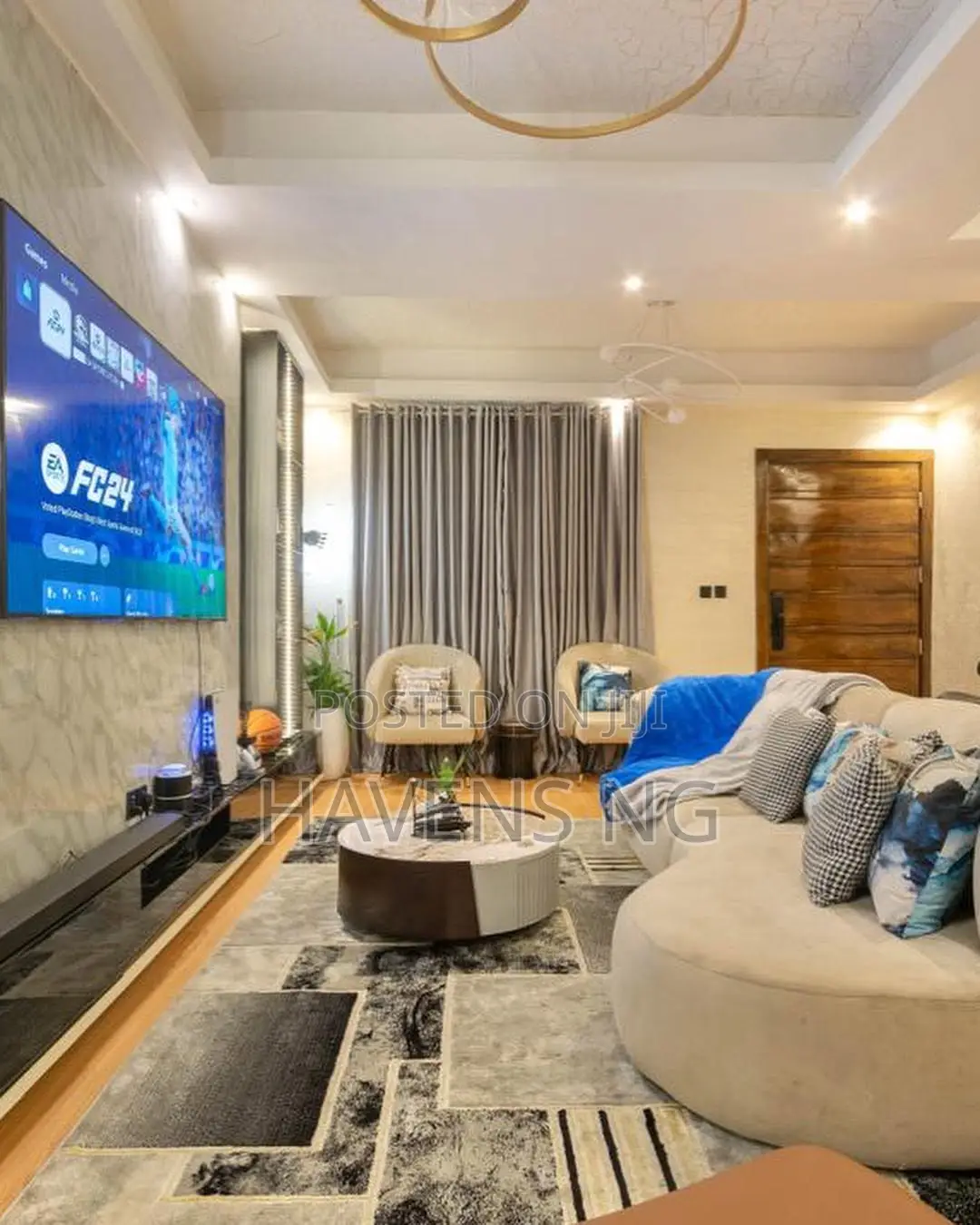 Beautiful 3-Bedroom Terrace Shortlet Apartment in Lekki Phase 1