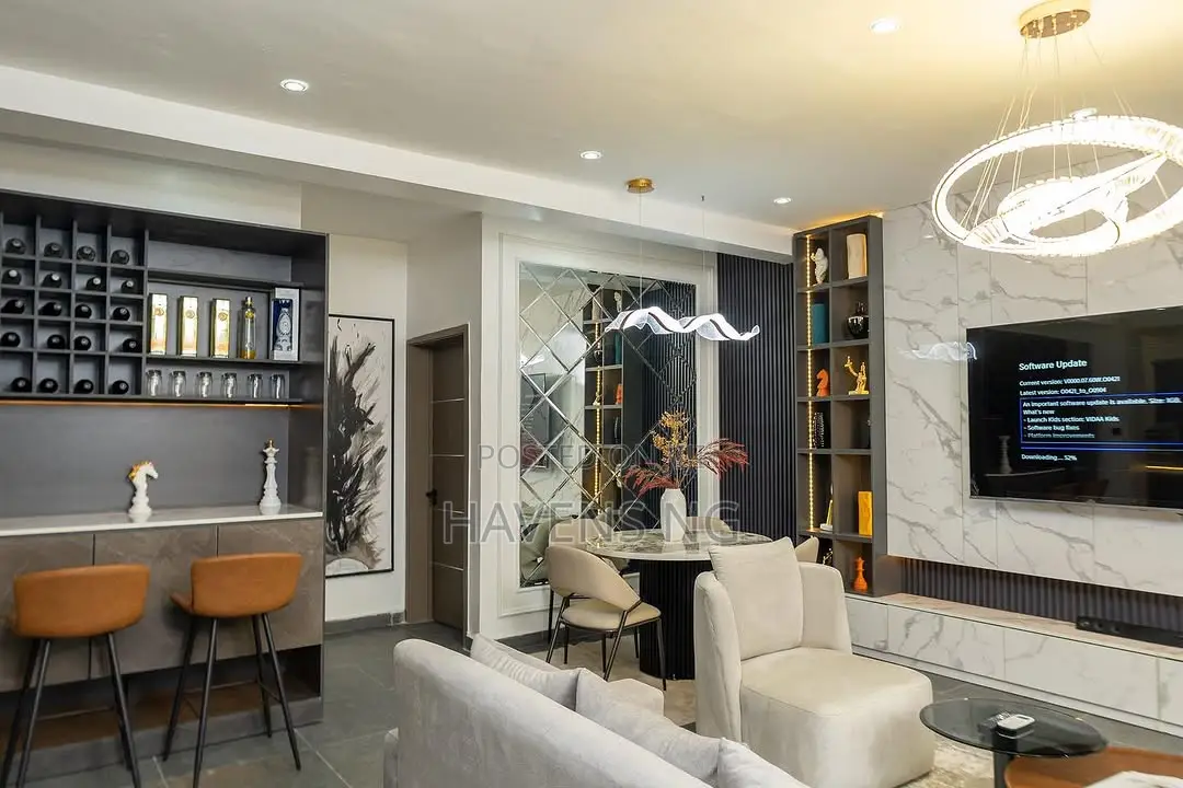 2 Bedroom Apartment With a Wine Bar and Outdoor Patio in Lekki Phase 1