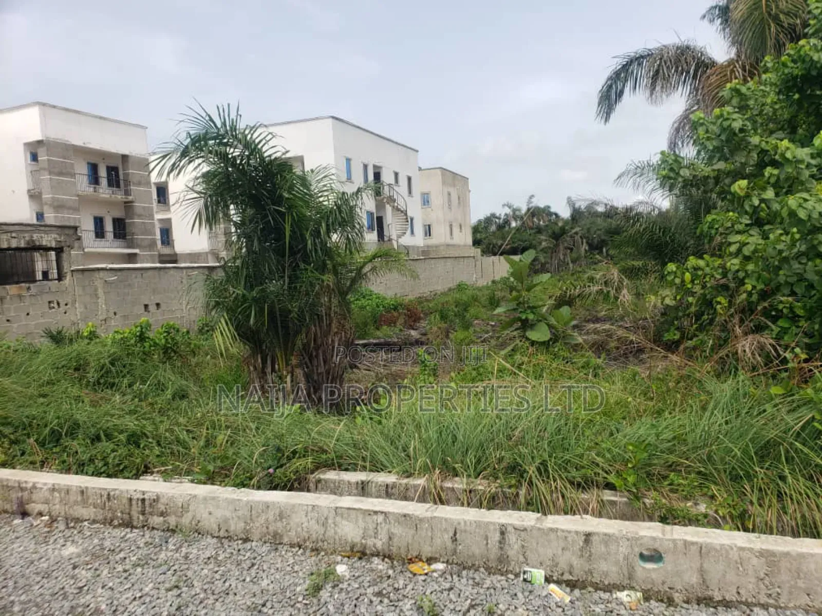 A Corner Piece Land of 2200sqm Almost 4plots at Ajayi Apata, in Sangotedo