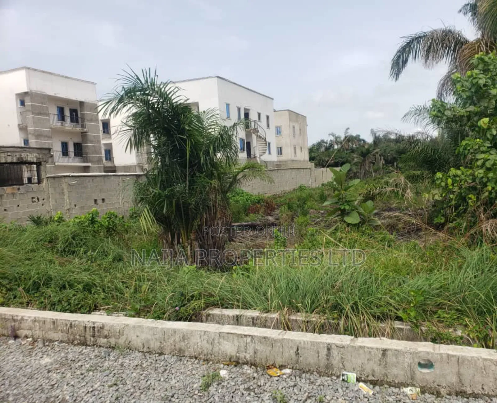 A Corner Piece Land of 2200sqm Almost 4plots at Ajayi Apata, in Sangotedo