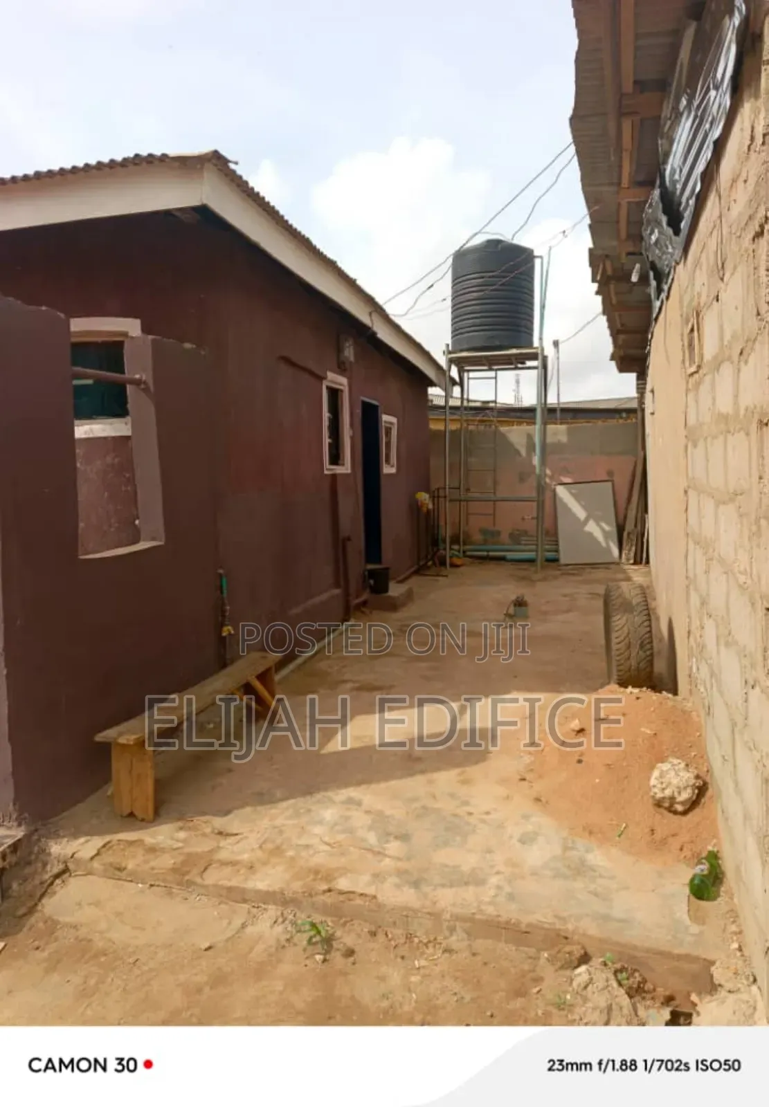 A Demolishable Structures on a Plot of Land Facing Road in Abule Egba