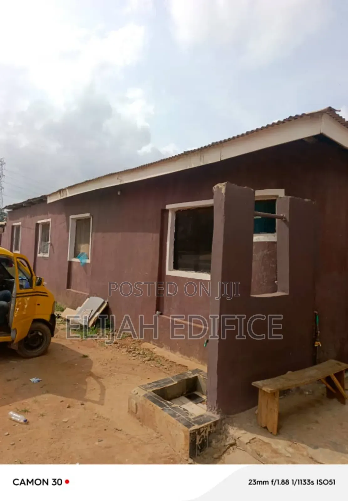A Demolishable Structures on a Plot of Land Facing Road in Abule Egba