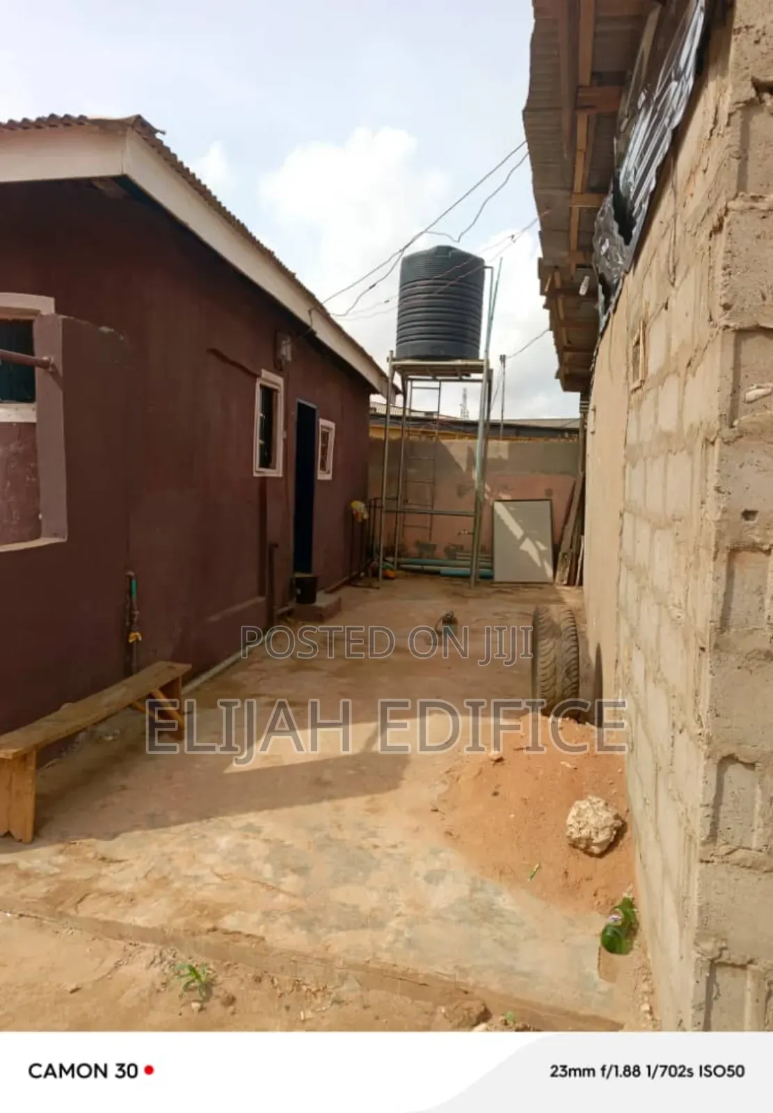 A Demolishable Structures on a Plot of Land Facing Road in Abule Egba
