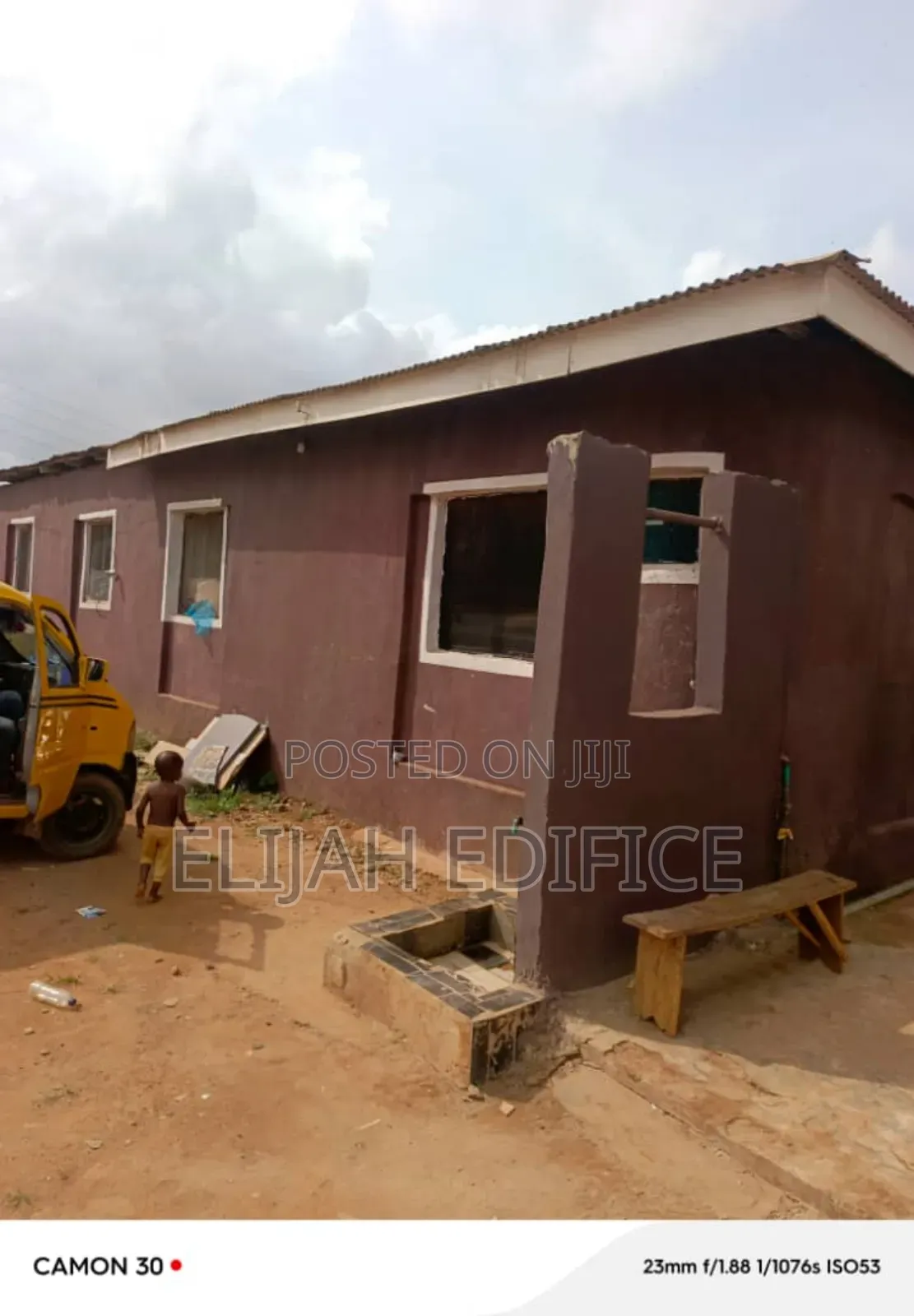 A Demolishable Structures on a Plot of Land Facing Road in Abule Egba