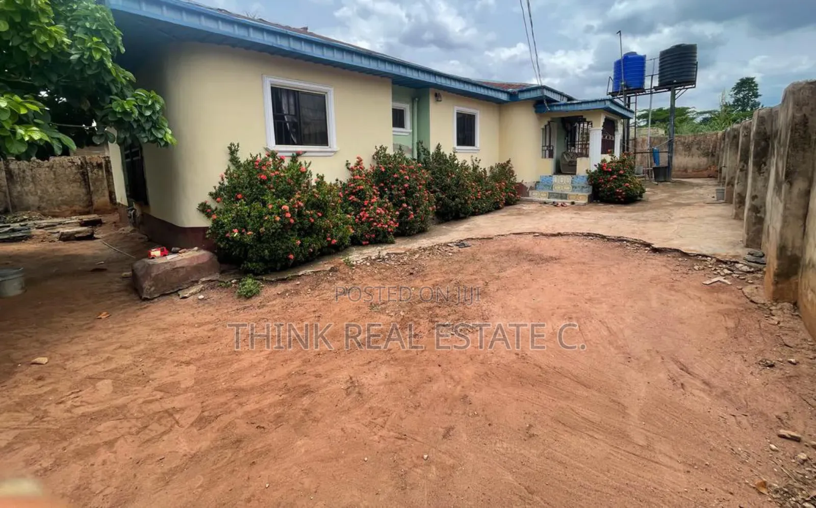 50/100 at Isihor With a Bungalow on It for Sale in Benin City