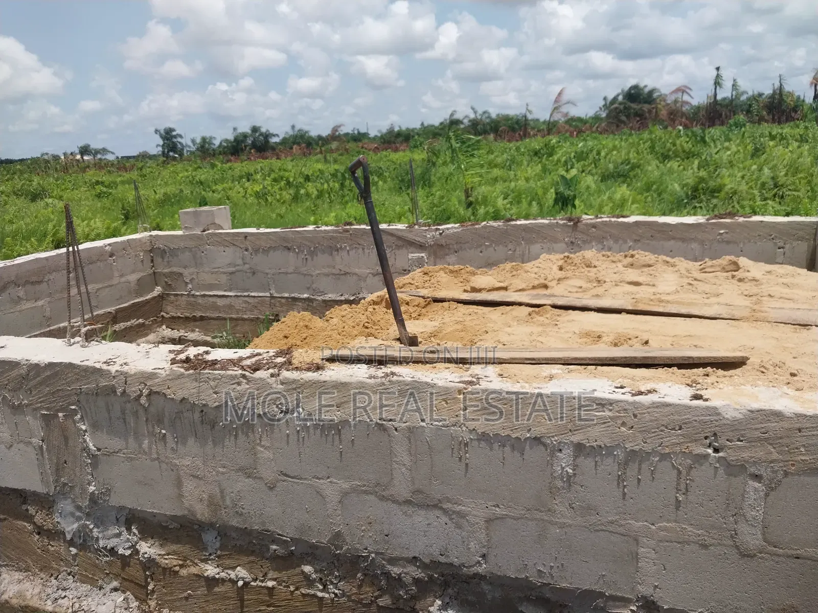 30ft /70ft Badek Ayobo Fuly Fenced Gated Near Rd in Ayobo