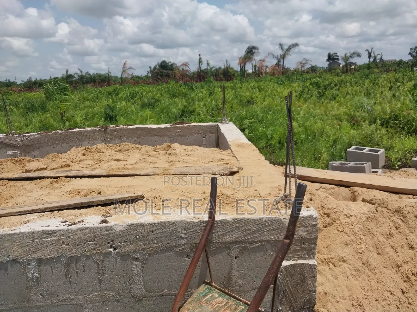 30ft /70ft Badek Ayobo Fuly Fenced Gated Near Rd in Ayobo