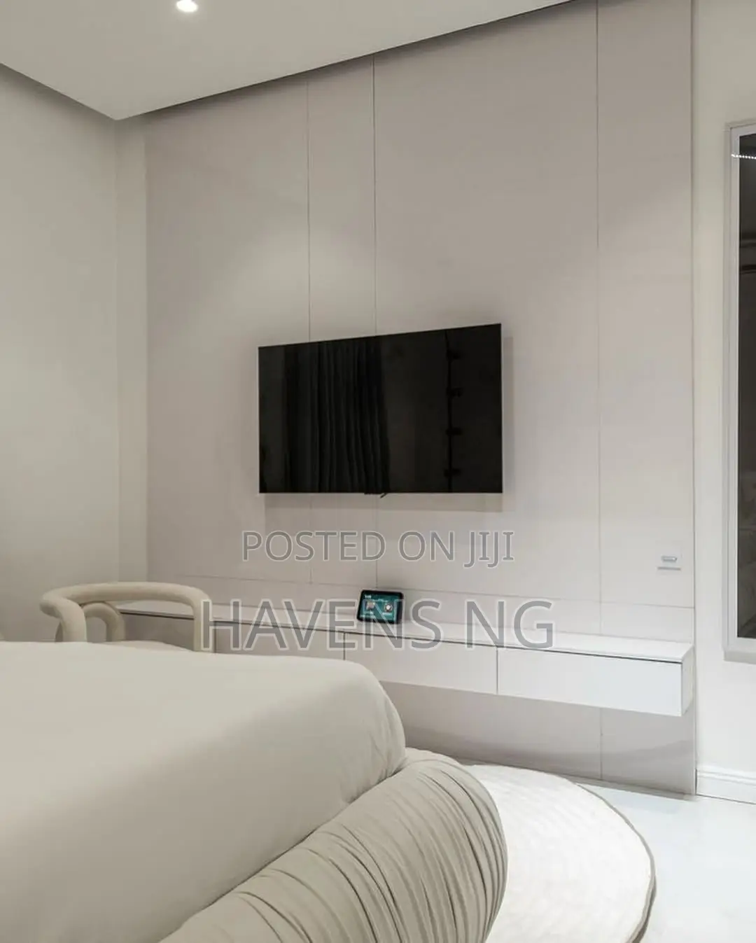 Luxurious All-White 2 Bedroom Apartment. in Ikate