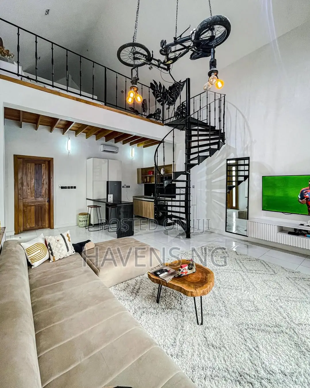 2 Bedroom Luxurious Detached Loft Unit. in Lekki Phase 1
