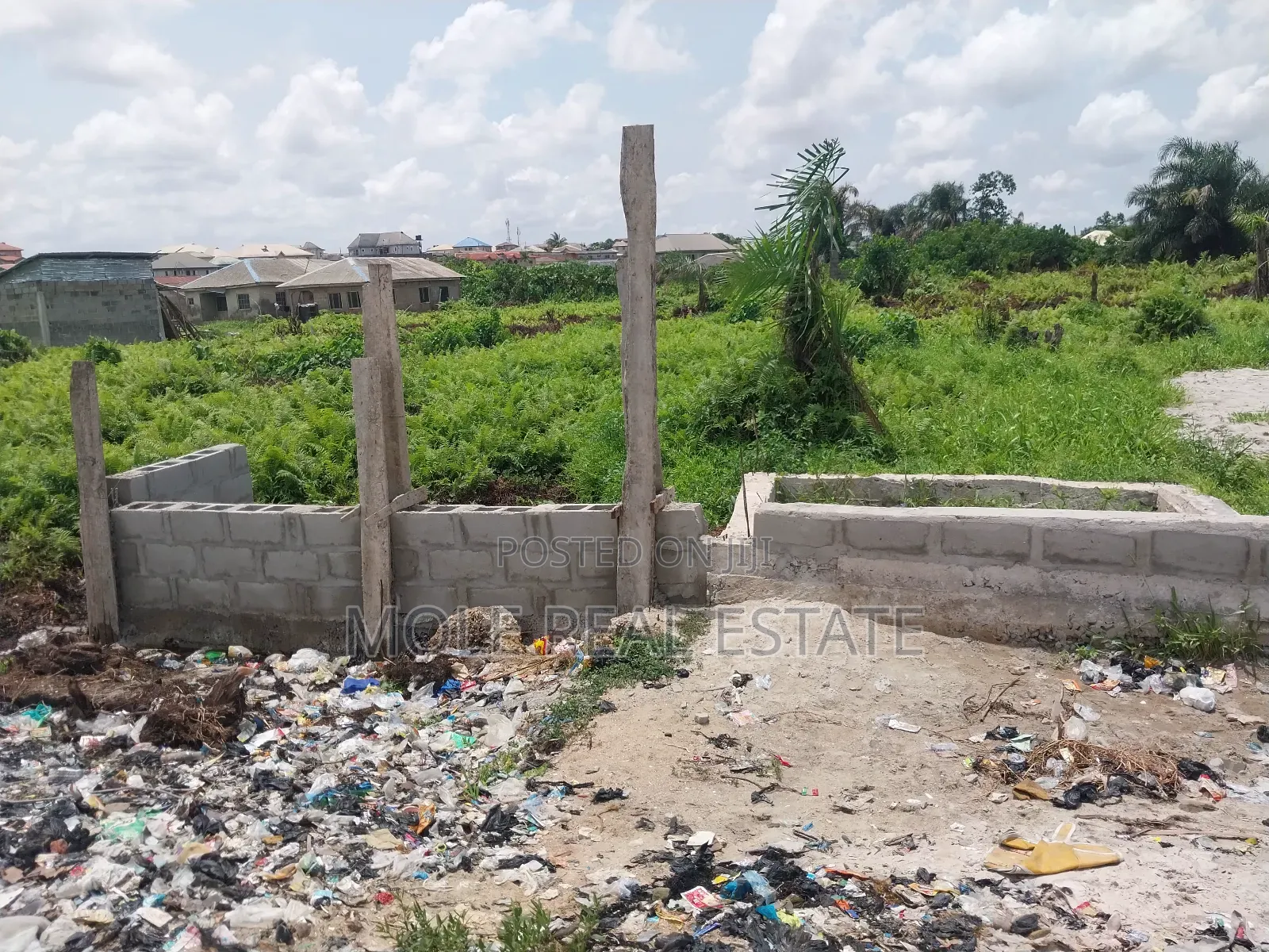 Solid 2 Flats Setback Full Plot Iguando Rd in Ikotun/Igando