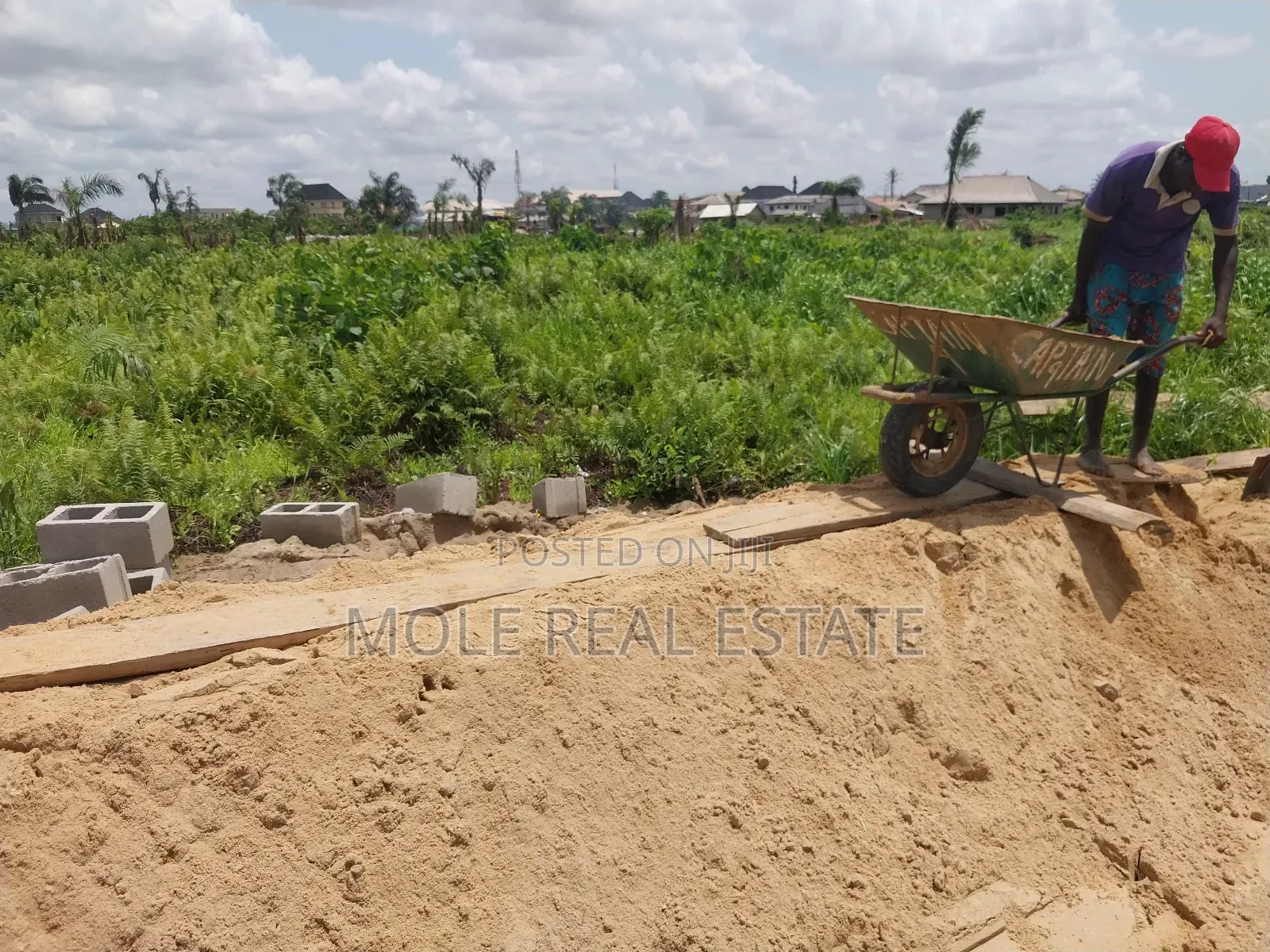 Solid 2 Flats Setback Full Plot Iguando Rd in Ikotun/Igando