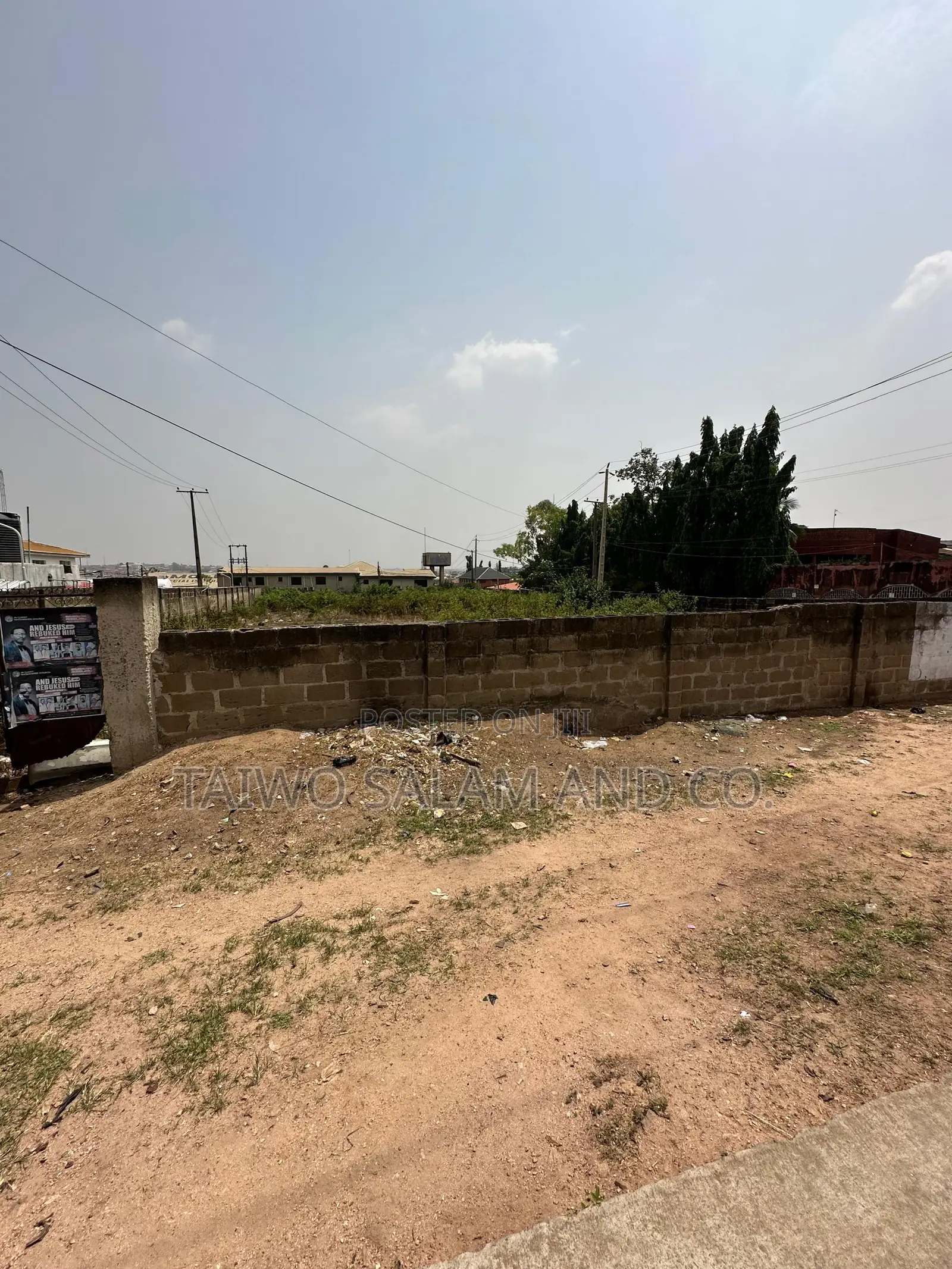 4 Plots of Commercial Land Along Idi Ape Iwo Road Ibadan in Iwo Road