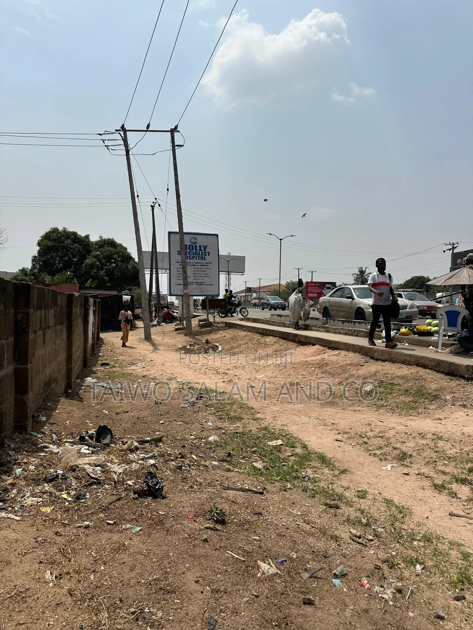 4 Plots of Commercial Land Along Idi Ape Iwo Road Ibadan in Iwo Road